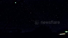 Time-lapse of Geminids meteor shower over Australia