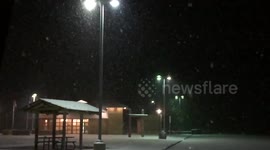 Early morning snow