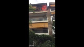 Fire At Small Apartment In Greece