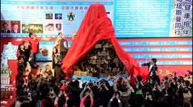 World's largest dendrobium rice cake appears in China