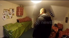 Woman pranks boyfriend with wrapped apartment at Christmas