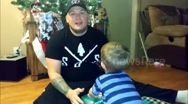 Holiday Toddler Bubble Wrap Life Hack