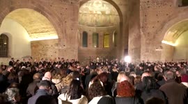 Byzantine Chant inside Rotunda in Greece