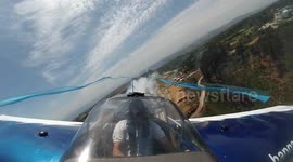 Amazing stunt flying