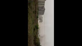 Footage of buildings collapsing in Shenzhen landslide