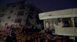 Rescue efforts continue into the night after massive landslide in southern China