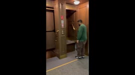 Uplifting video: Riding the 'Elevator of Death' in Prague is an unforgettable experience