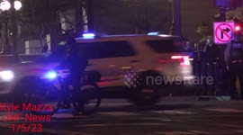 Madam Vice President of the United States @VP Kamala Harris departs the Eisenhower Executive Office Building en-route to her residence at the United States Naval Observatory following her participation in the President's speech on the border and her atten