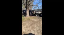 'Nom Nom' - Hungry leaf-eating machine with googly eyes clears the yard