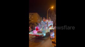 Three King's Parade in Madrid, Spain