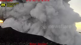 Indonesia's Mount Marapi volcano spews ash 300m into the sky on Saturday, first eruption in 5 years