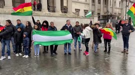 Bolivians stage protest in London over arrest of opposition leader
