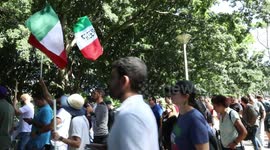 Justice Prevails, rally on the 3rd anniversary of the downing of flight PS752, Sydney, Australia