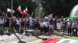Justice Prevails, rally on the 3rd anniversary of the downing of flight PS752, Sydney, Australia