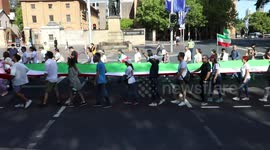 Justice Prevails, rally on the 3rd anniversary of the downing of flight PS752, Sydney, Australia