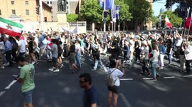 Justice Prevails, rally on the 3rd anniversary of the downing of flight PS752, Sydney, Australia