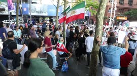 Justice Prevails, rally on the 3rd anniversary of the downing of flight PS752, Sydney, Australia