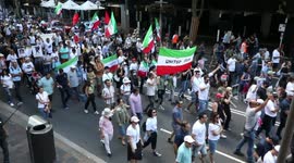 Justice Prevails rally against Iranian regime draws thousands to Sydney on anniversary of downing of Flight 752