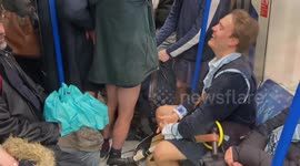 No Trousers Tube Ride brings laughter and bafflement to London's Underground
