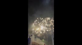 Fireworks from new year 2023, video has not been uploaded at any platforms.