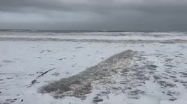 Bomb cyclone caused square waves at Santa Cruz.
