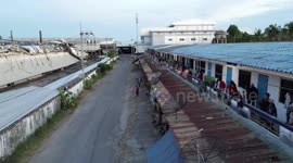 Fire destroys car painting warehouse in eastern Thailand