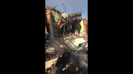Ukraine city Shevchenkove hit with air strikes and marketplace destroyed as Christmas truce appears over
