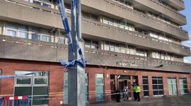 UK: Police standoff with a man who has barricaded himself inside his 13th floor flat enters third day