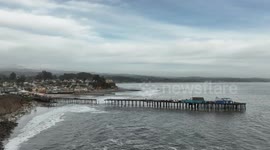 Storm Surge, Severe Weather Hits California Coast
