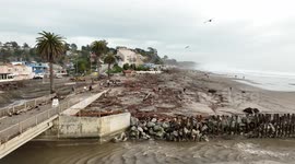Storm Surge, Severe Weather Hits California Coast