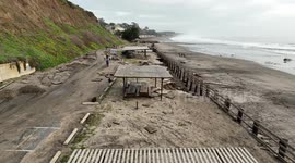 Storm Surge, Severe Weather Hits California Coast, City Aptos