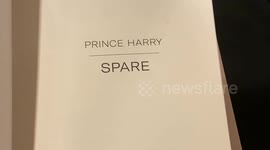 Photographers get their hands on Prince Harry's new memoir 'Spare'