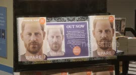 Prince Harry's book Spare already marked down to half price in London's Waterstones