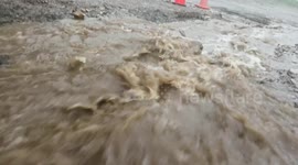 Flash Flooding in Santa Barbara's Los Padres National Forest at Rancho Oso Horse Ranch