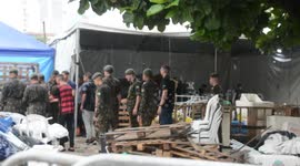 Bolsonaros supporter camp demolished in Rio de Janeiro, Brazil