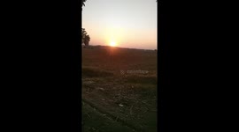Great Sun set in Sialkot punjab