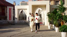 The First Romantic Marriage Certification Hall in Qingdao, China