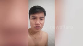 Horrified Thai man pulls massive 8ft-long tapeworm out of his backside