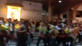 Chaos as devotees jostle to touch religious statue during Black Nazarene procession in the Philippines
