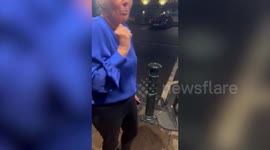 Bouncer victim of mum's racist abuse says he hopes she has learned her lesson