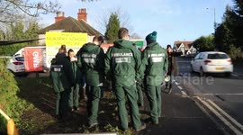 Thousands of ambulance staff in England and Wales strike over pay