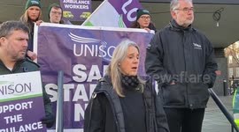 Ambulance workers stage further strikes in UK