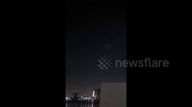 Timelapse: Space X launch as seen from Sunny Isles Beach, FL, USA