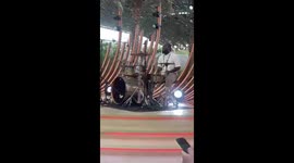 Street drummer from god
