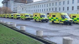 Military drafted in as thousands of paramedics strike across UK
