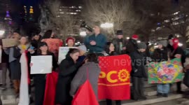 Speech at Stand with Democracy in Brazil rally in New York, NY, USA