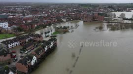 Flood warnings are in place along the River Severn, in Shropshire, Worcestershire & Gloucestershire.