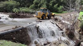 Severe flooding continues to slam near Santa Barbara, California
