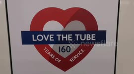 A new special London Underground Roundel appears at Embankment Station. Also in the footage is an announcer talking about the anniversary