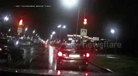 Brutal Accident: Speeding Car Hits a Man At High Speeds